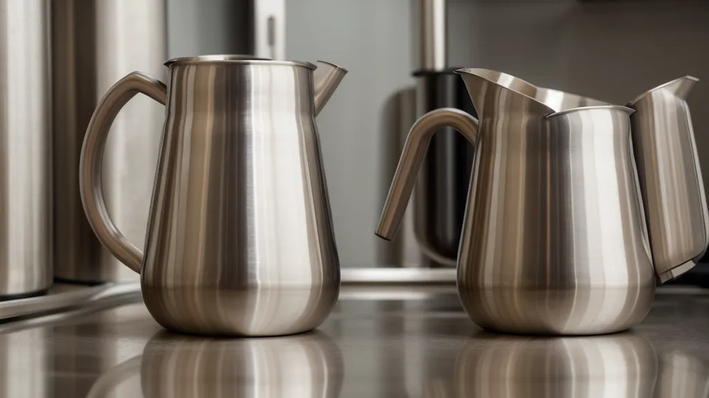 Texturizado de leche con lanceta de vapor para café profesional