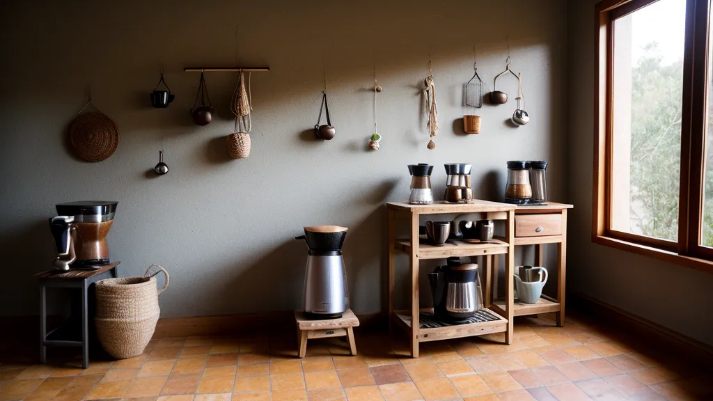 Ajuste de un molino compacto de café en una barra de especialidad pequeña