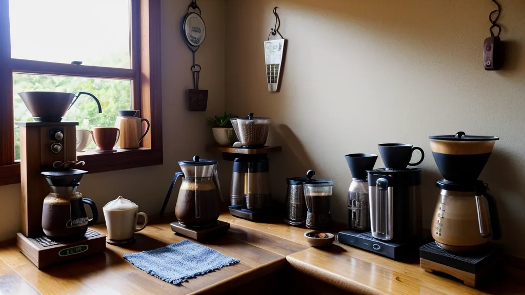 Granos de café sobre una báscula digital con libreta de notas de cata