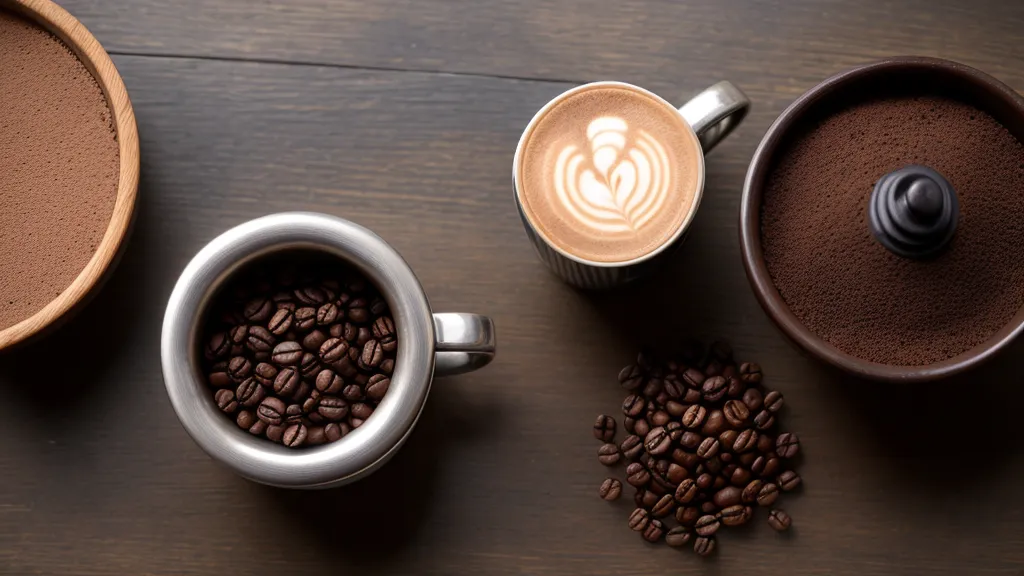 Pesaje preciso de 8.25 gramos de café para protocolo de catación SCA en barra pequeña.