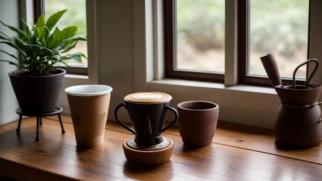 Plántulas de cafeto en pequeñas bolsas de vivero recibiendo luz natural cerca de la ventana