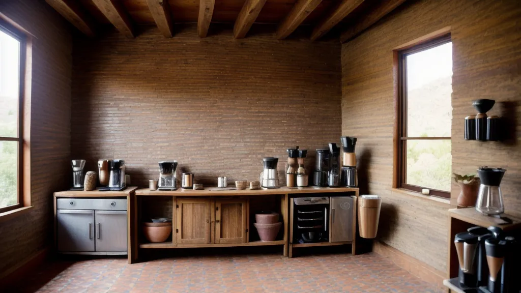 Comparación entre un frasco de vidrio y un recipiente profesional para café