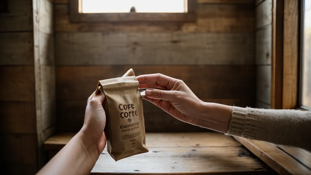 Barista consultando material de un curso online frente a su estación de trabajo
