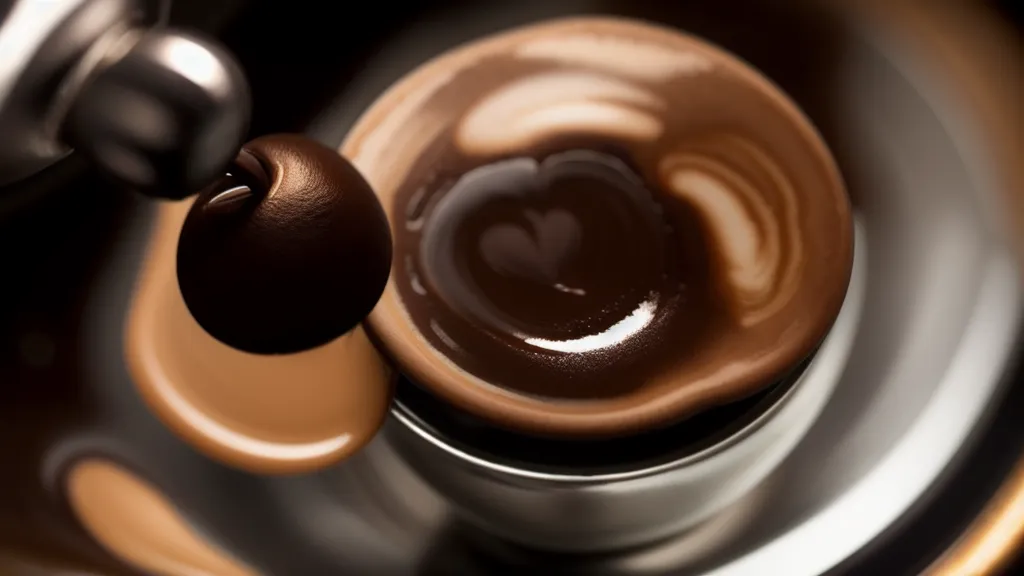 Efecto de canalización visible en una extracción de café con portafiltro naked